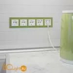 Рамка на 5 постов (фисташковый) Werkel Favorit W0051116 a051103 - Фото 0