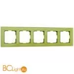 Рамка на 5 постов (фисташковый) Werkel Favorit W0051116 a051103