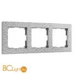 Рамка на 3 поста (серебряный) Werkel Hammer W0032406 a052520