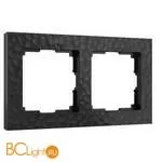 Рамка на 2 поста (черный) Werkel Hammer W0022408 a052517