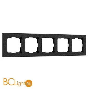 Рамка на 5 постов (черный) Werkel Hammer W0052408 a052531