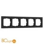 Рамка на 5 постов (черный) Werkel Hammer W0052408 a052531