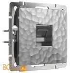 Розетка Ethernet RJ-45 (серебряный) Werkel Hammer W1281006 a052071