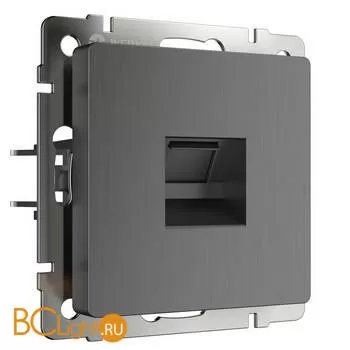 Розетка Ethernet RJ-45 (графит рифленый) Werkel W1181004 a050748