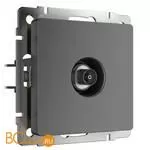 ТВ-розетка оконечная (графит рифленый) Werkel W1183004 a050758