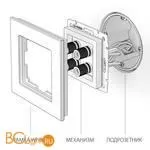 Акустическая розетка (графит рифленый) Werkel W1185004 a050752 - Фото 1