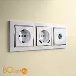 ТВ-розетка проходная (белая) Werkel W1184001 a051116 - Фото 2