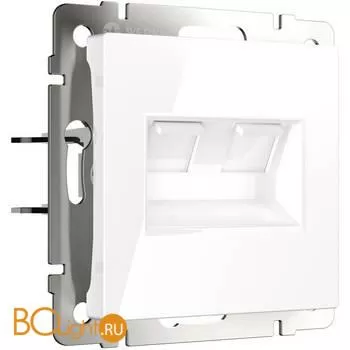 Розетка двойная Ethernet RJ-45 (белая) Werkel W1181101 a051115