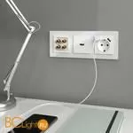 Акустическая розетка (белый) Werkel W1185001 a051140 - Фото 1