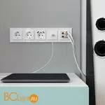 Акустическая розетка (белый) Werkel W1185001 a051140 - Фото 3