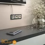 Розетка ТВ+Ethernet RJ-45 6 cat.(слоновая кость) Werkel W1181303 a056110 - Фото 1