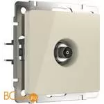 ТВ розетка оконечная (слоновая кость) Werkel W1183003 a051494