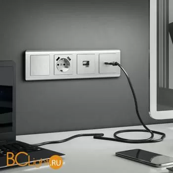 Заглушка (серебряный рифленый) Werkel W1159209 a051359 - Фото 0