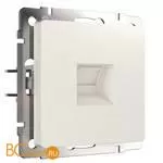 Розетка Ethernet RJ-45 (перламутровый рифленый) Werkel W1181013 a051190