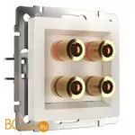 Акустическая розетка (перламутровый рифленый) Werkel W1185013 a051170