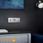 Розетка Ethernet RJ-45 (серебряный) Werkel W1181006 a051501 - Фото 1