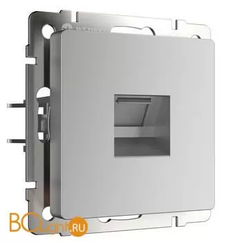 Телефонная розетка RJ-11 (серебряный) Werkel W1182006 a051516