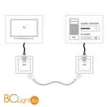 Розетка HDMI (серо-коричневый) Werkel WL07-60-11 a039271 - Фото 2