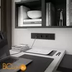 Розетка Ethernet RJ-45 (черный матовый) Werkel W1181008 a051606 - Фото 0