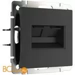 Розетка двойная Ethernet RJ-45 (черный матовый) Werkel W1182208 a051616