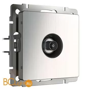 ТВ розетка оконечная (глянцевый никель) Werkel W1183002 a051075