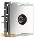 ТВ розетка оконечная (глянцевый никель) Werkel W1183002 a051075