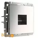 Розетка Ethernet RJ-45 (глянцевый никель) Werkel W1181002 a051079