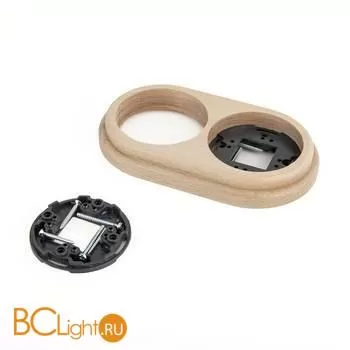 Рамка на 2 поста (светлый бук) Werkel Legend W0025224 a050996 - Фото 1