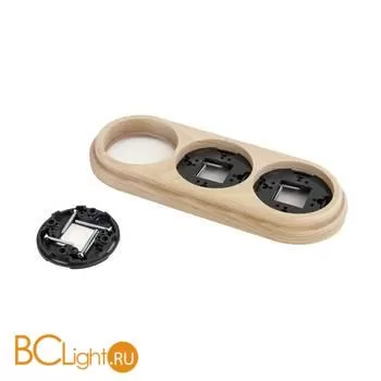 Рамка на 3 поста (светлый бук) Werkel Legend W0035224 a050994 - Фото 0