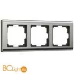 Рамка на 3 поста (глянцевый никель) Werkel Metallic W0031602 a051001