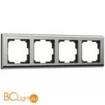 Рамка на 4 поста (глянцевый никель) Werkel Metallic W0041602 a051004