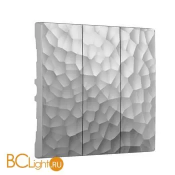 Набор клавиш для выключателя трехклавишного (серебряный) Werkel Hammer W1239006 a052089