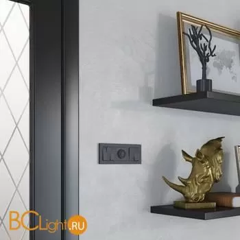 Набор клавиш для выключателя трехклавишного (черный) Werkel Hammer W1239008 a052063 - Фото 0