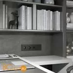 Накладка для двойной розетки Еthernet RJ-45 (черный) Werkel Hammer W1291108 a052048 - Фото 0