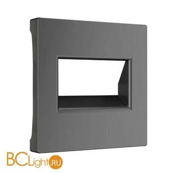 Накладка для двойной розетки Еthernet RJ-45 (графит рифленый) Werkel W1191104 a050741