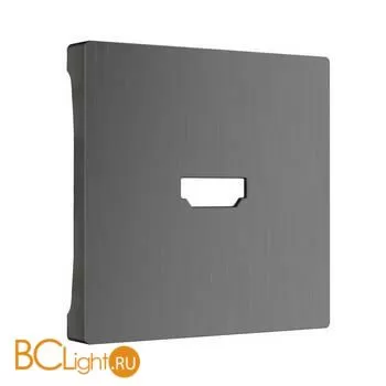 Накладка для розетки HDMI (графит рифленый) Werkel W1196004 a050744