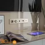 Накладка для розетки HDMI (шампань рифленый) Werkel W1196010 a051433 - Фото 0