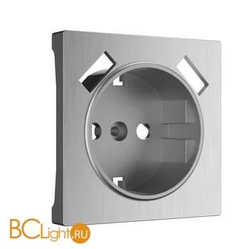 Накладка для розетки USB (cеребряный рифленый) Werkel W1179509 a051365