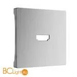 Накладка для розетки HDMI (серебряный рифленый) Werkel W1196009 a051349