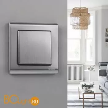 Клавиша для выключателя перекрестного (глянцевый никель) Werkel W1119002 a051077 - Фото 1