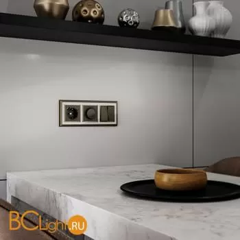 Набор клавиш для выключателя двухклавишного (бронзовый) Werkel W1129012 a051060 - Фото 2