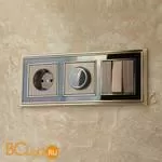 Накладка для розетки (бронзовый) Werkel W1179012 a051065 - Фото 1