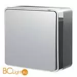 Выключатель одноклавишный (серебряный) Werkel Gallant W5010006 a052765