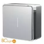 Выключатель одноклавишный с подсветкой (серебряный) Werkel Gallant W5010106 a052766
