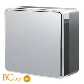 Выключатель одноклавишный проходной (серебряный) Werkel Gallant W5012006 a052768