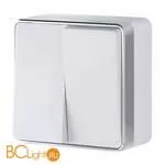 Выключатель двухклавишный (белый) Werkel Gallant W5020001 a051592