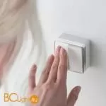 Выключатель двухклавишный с подсветкой (белый) Werkel Gallant W5020101 a051586 - Фото 0