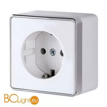 Розетка с заземлением (белая) Werkel Gallant W5071001 a051584