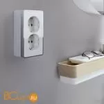 Розетка двойная с заземлением (белая) Werkel Gallant W5072101 a051590 - Фото 1