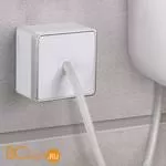 Вывод кабеля (белый) Werkel Gallant W5050201 a051580 - Фото 0